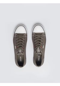 Big-Star - Trampki męskie niskie khaki TT174137 303. Okazja: na co dzień. Nosek buta: okrągły. Zapięcie: sznurówki. Kolor: zielony. Materiał: guma, materiał. Wzór: moro. Styl: militarny, casual, wizytowy #2