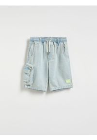 Reserved - Denimowe szorty - niebieski. Kolor: niebieski. Materiał: bawełna #1