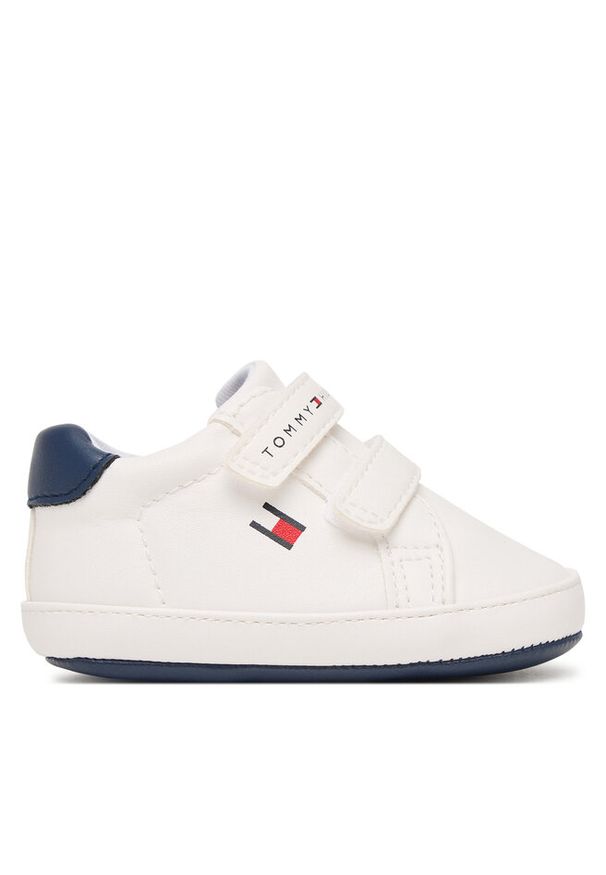 TOMMY HILFIGER - Sneakersy Tommy Hilfiger. Kolor: biały