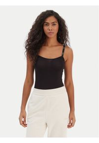 BOSS - Boss Top 50515379 Czarny Regular Fit. Kolor: czarny. Materiał: wiskoza #1