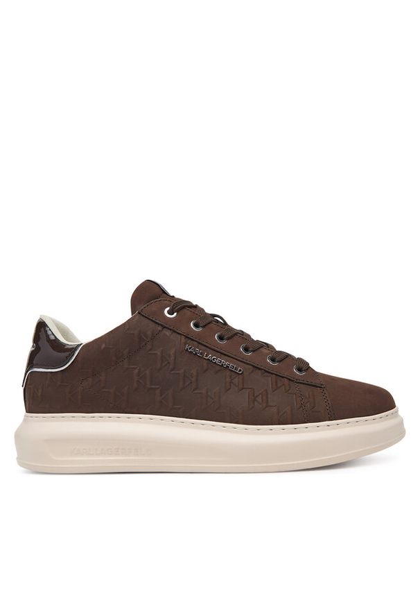 Karl Lagerfeld - Sneakersy KARL LAGERFELD. Kolor: brązowy