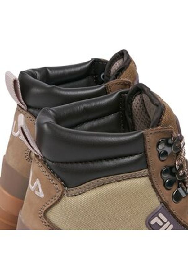 Fila Trapery Grunge Ii Cvs Mid Wmn FFW0365.73075 Beżowy. Kolor: beżowy. Materiał: skóra, nubuk