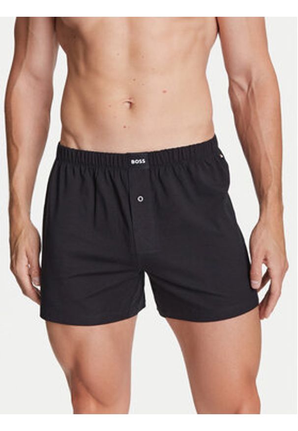 BOSS Komplet bokserek 50544380 Czarny. Kolor: czarny. Materiał: bawełna