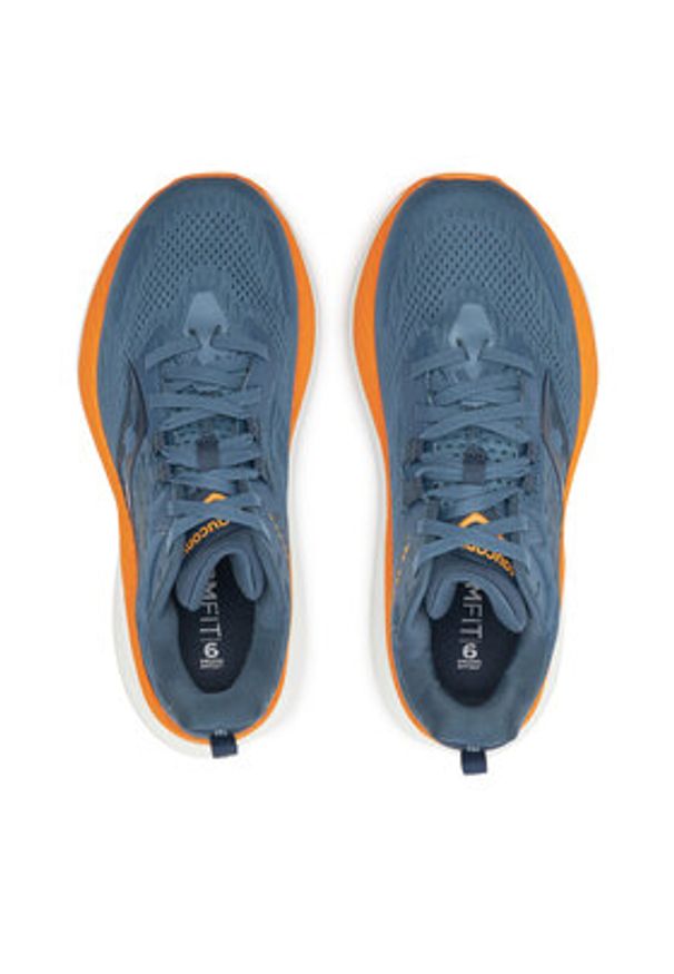 Saucony Buty do biegania Hurricane 22 S10933 Niebieski. Kolor: niebieski. Materiał: materiał