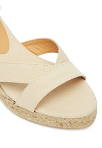 Castañer Espadryle Bruna/6/001 025533 Beżowy. Kolor: beżowy. Materiał: materiał #6
