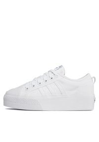 Adidas - adidas Buty Nizza Platform W FV5322 Biały. Kolor: biały. Materiał: materiał. Obcas: na platformie #2