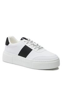 Armani Exchange Sneakersy XDX134 XV726 K488 Biały. Kolor: biały. Materiał: skóra