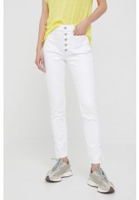 Polo Ralph Lauren jeansy damskie high waist. Stan: podwyższony. Kolor: biały