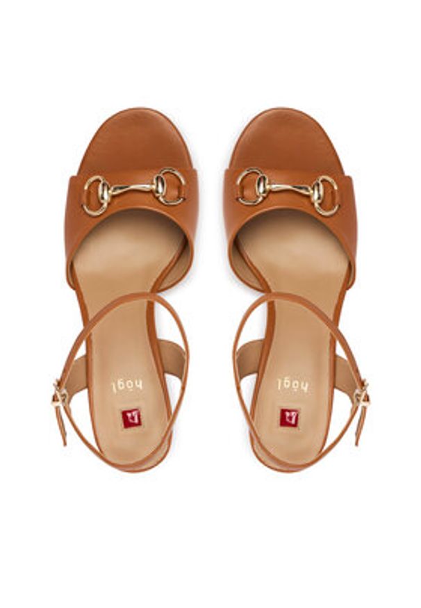 HÖGL Sandały 1-107423 Brązowy. Kolor: brązowy. Materiał: zamsz, skóra