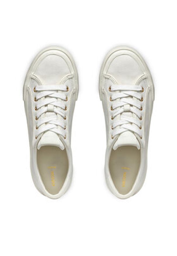 Geox Sneakersy D Emmeleny D550UA 011BC C1405 Biały. Kolor: biały. Materiał: materiał