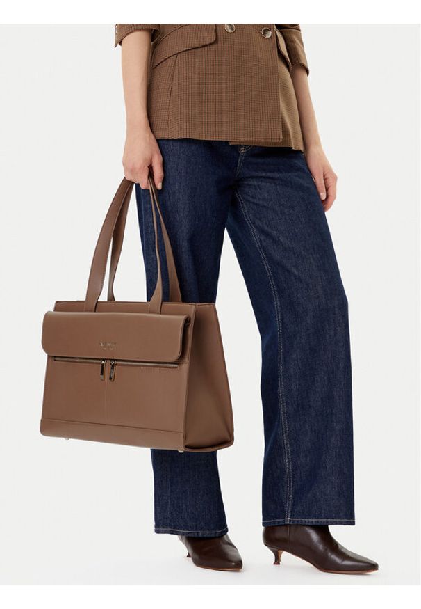 Nine West Torebka EO-ARKANSAS-LDA8210 Beżowy. Kolor: beżowy