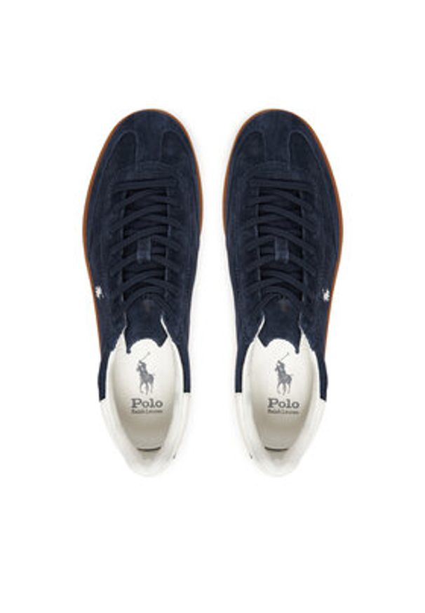 Polo Ralph Lauren Sneakersy Bedford 809978008001 Granatowy. Kolor: niebieski. Materiał: zamsz, skóra