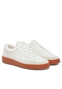 Lauren Ralph Lauren - LAUREN RALPH LAUREN Sneakersy Hailey VI 802959240001 Biały. Kolor: biały. Materiał: skóra