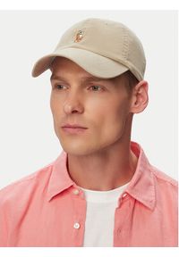 Polo Ralph Lauren Czapka z daszkiem Classic Sport Cap 710834737013 Beżowy. Kolor: beżowy. Materiał: materiał. Styl: sportowy #4
