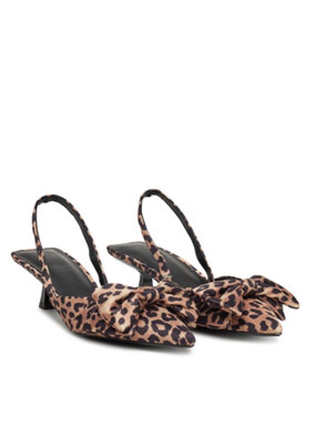 ONLY Shoes Sandały Onlcoco-6 Bow Leo 15348045 Brązowy. Kolor: brązowy. Materiał: skóra