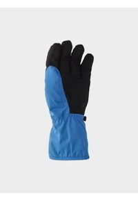 4f - Rękawice narciarskie Thinsulate męskie - kobaltowe. Kolor: niebieski. Materiał: syntetyk, materiał. Technologia: Thinsulate. Sport: narciarstwo