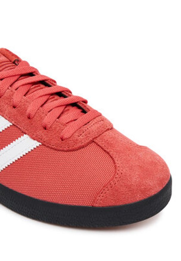 Adidas - adidas Sneakersy Gazelle JR6295 Czerwony. Kolor: czerwony. Materiał: skóra, zamsz. Model: Adidas Gazelle