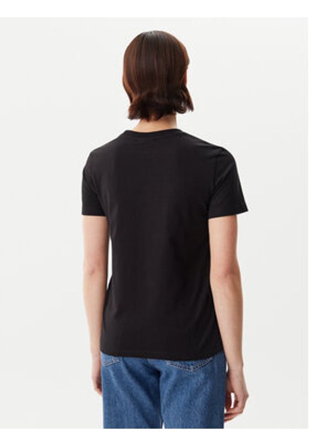 Calvin Klein Jeans T-Shirt J20J225243 Czarny Regular Fit. Kolor: czarny. Materiał: bawełna