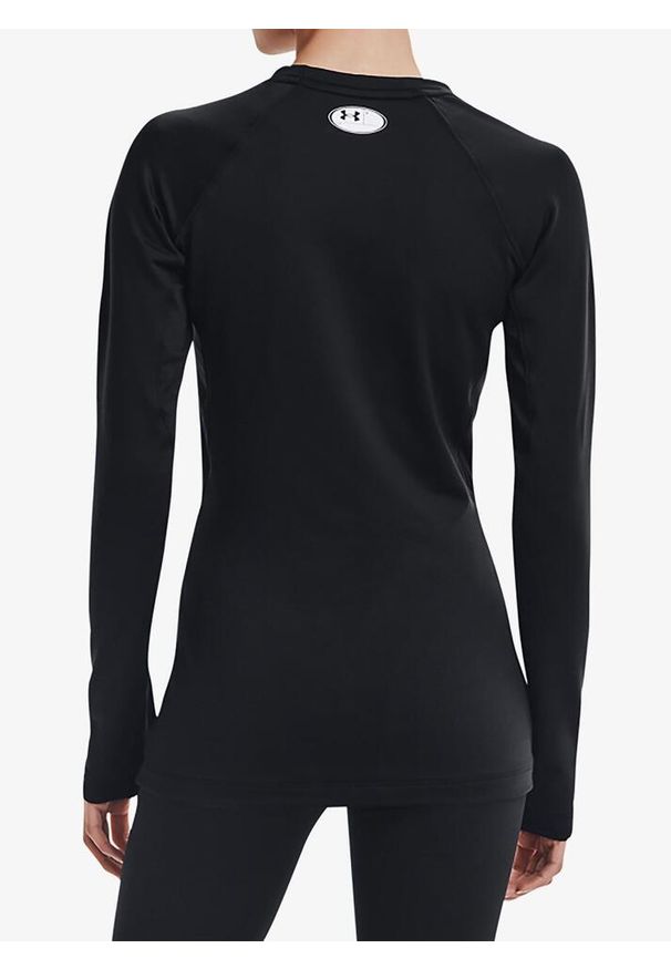 Bluza damska Under Armour ColdGear Authentics Crew. Kolor: czarny