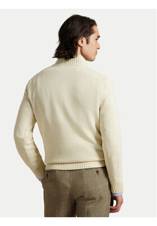 Polo Ralph Lauren Sweter 710859939503 Écru Regular Fit. Typ kołnierza: polo. Materiał: bawełna