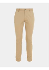 Calvin Klein Jeans Chinosy J30J317669 Beżowy Slim Fit. Kolor: beżowy. Materiał: bawełna #6