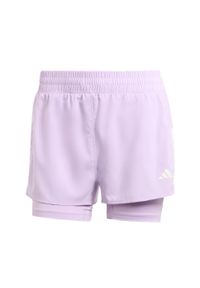 Adidas - Szorty Own the Run Climacool 2-in-1. Kolor: różowy. Technologia: ClimaCool (Adidas). Sport: bieganie #2