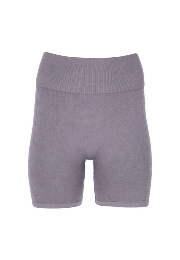 ENDURANCE - Legginsy do jogi Athlecia Nagar Seamless Shorts. Kolor: fioletowy, szary, różowy, wielokolorowy. Materiał: poliester, nylon. Sport: joga i pilates