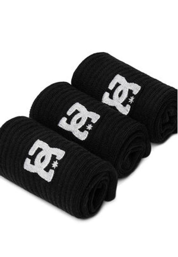 DC Skarpety AS_DC_01W_SS25 (3-PACK) Czarny. Kolor: czarny. Materiał: bawełna, materiał