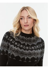 Marciano Guess Sweter 3BGR16 5786Z Czarny Regular Fit. Kolor: czarny. Materiał: syntetyk #4