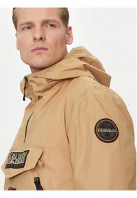 Napapijri Kurtka anorak Rainforest NP0A4HX6 Beżowy Regular Fit. Kolor: beżowy. Materiał: syntetyk #5