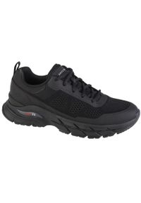 skechers - Buty do chodzenia męskie, Skechers Arch Fit Baxter - Pendroy. Zapięcie: sznurówki. Kolor: wielokolorowy, czarny. Materiał: guma, materiał, syntetyk, tkanina. Szerokość cholewki: normalna. Sport: turystyka piesza