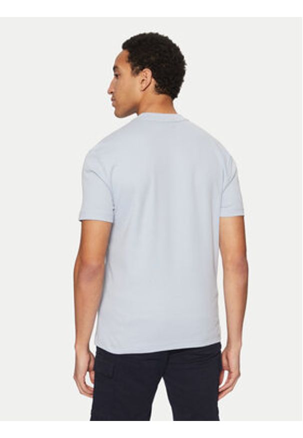 Calvin Klein T-Shirt Micro Logo K10K109894 Niebieski Regular Fit. Kolor: niebieski. Materiał: bawełna