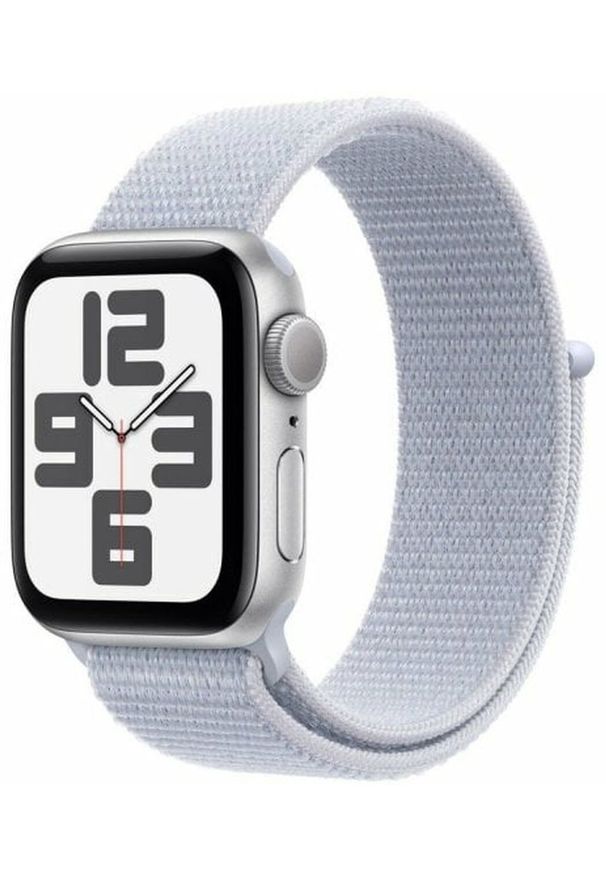 APPLE - Smartwatch Apple Watch SE GPS 40mm Silver Alu Sport Loop Niebieski (MXEE3QL/A). Rodzaj zegarka: smartwatch. Kolor: niebieski. Styl: sportowy