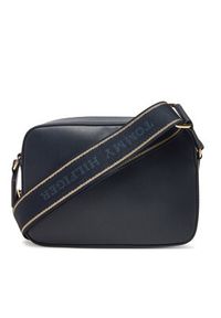 TOMMY HILFIGER - Tommy Hilfiger Torebka Th Joy Camera Bag AW0AW16812 Granatowy. Kolor: niebieski. Materiał: skórzane #4