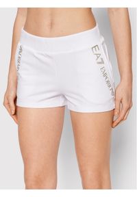 Szorty sportowe EA7 Emporio Armani. Kolor: biały #1