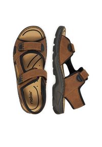 Rieker Sandały 26156-25 Brązowy. Kolor: brązowy. Materiał: syntetyk, materiał #2