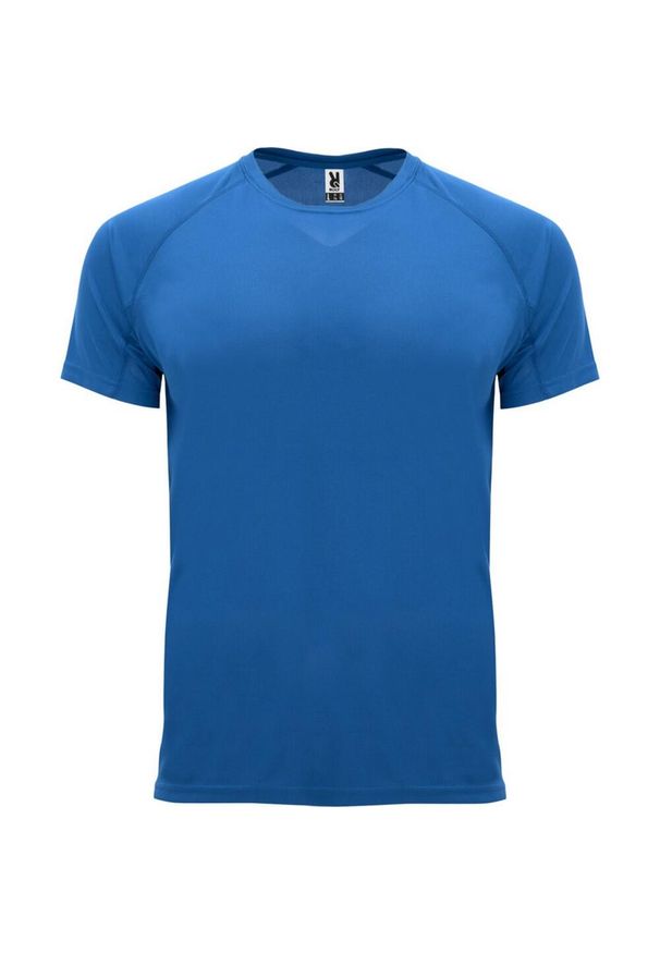 ROLY - Męska Koszulka Sportowa Z Krótkim Rękawem Bahrain. Kolor: niebieski. Długość rękawa: krótki rękaw. Długość: krótkie. Sport: turystyka piesza