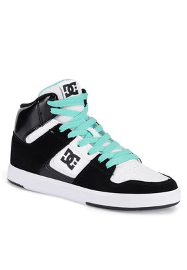 DC Sneakersy CURE HI TOP ADJS700096-BWQ Czarny. Kolor: czarny. Materiał: skóra