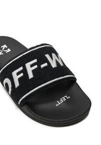 OFF-WHITE - Off-White Klapki OMIC001S22MAT0031001 Czarny. Kolor: czarny. Materiał: materiał