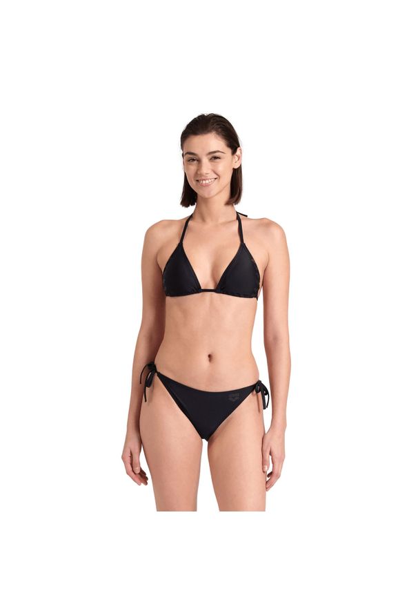 Strój kąpielowy damski dwuczęściowy kostium bikini basen Arena Stripe. Kolor: czarny
