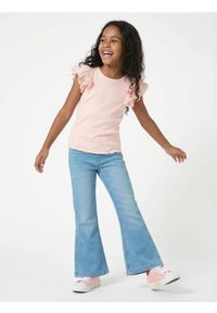 Sinsay - Spodnie jeansowe flare - niebieski. Kolor: niebieski #1