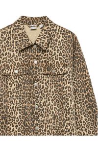 Vero Moda Kurtka jeansowa Tessa 10329961 Brązowy Oversize. Kolor: brązowy. Materiał: bawełna #5