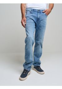 Big-Star - Spodnie jeans męskie Colt 213. Kolor: niebieski. Styl: klasyczny, elegancki