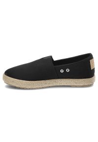 Czarne Espadryle Cross Jeans Wygodne Buty Damskie. Kolor: czarny. Materiał: materiał, skóra. Szerokość cholewki: normalna. Styl: elegancki, wakacyjny #3
