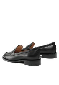 Stuart Weitzman Lordsy Palmer Sleek Loafer S5987 Czarny. Kolor: czarny. Materiał: skóra #7