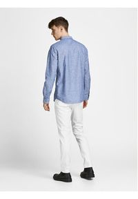 Jack & Jones - Jack&Jones Chinosy Marco 12150148 Biały Slim Fit. Kolor: biały. Materiał: bawełna #8