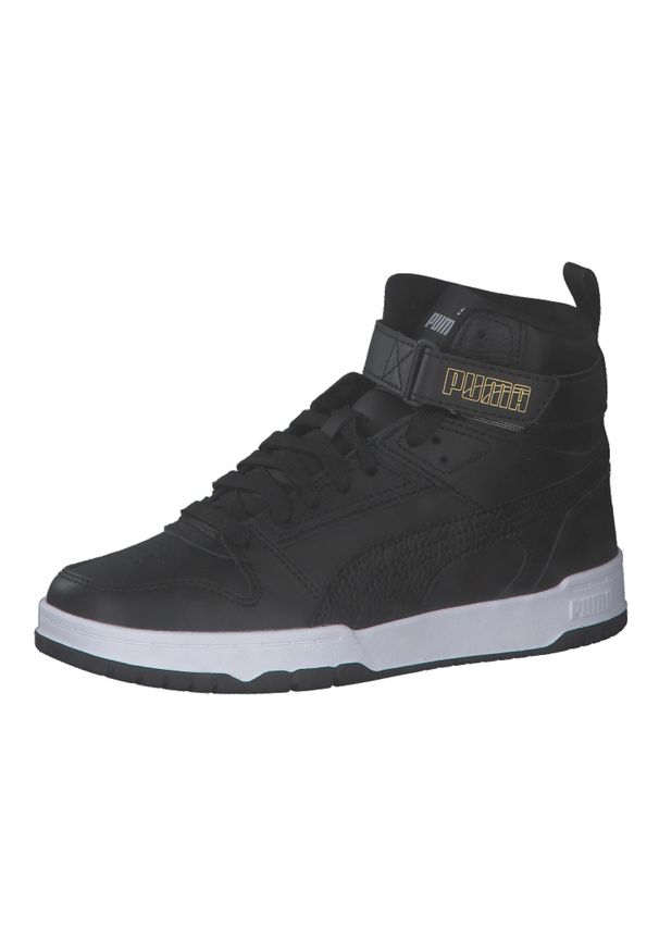 Buty do chodzenia damskie Puma Rbd Game JR. Wysokość cholewki: za kostkę. Zapięcie: sznurówki. Kolor: czarny, żółty, wielokolorowy. Materiał: syntetyk, materiał. Szerokość cholewki: normalna. Sport: turystyka piesza