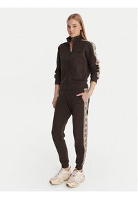 Guess Bluza V2YQ16 KB3P2 Brązowy Regular Fit. Kolor: brązowy. Materiał: syntetyk, bawełna #5