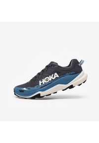 Decathlon - Buty do biegania w terenie męskie Hoka Torrent 4. Kolor: czarny, niebieski, wielokolorowy. Materiał: kauczuk, poliester. Szerokość cholewki: normalna. Sport: bieganie