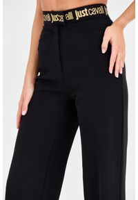 Just Cavalli - JUST CAVALLI Czarne damskie spodnie HW, Rozmiar 38. Kolor: czarny #6